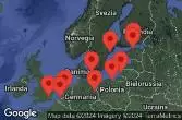  DENMARK, FINLAND, ESTONIA, SWEDEN, LITHUANIA, POLAND, GERMANY, NETHERLANDS, BELGIUM, GREAT BRITAIN