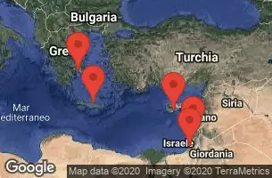 ATHENS (PIRAEUS), GREECE, AT SEA, LIMASSOL, CYPRUS, HAIFA, ISRAEL, ASHDOD, ISRAEL, HERAKLION (IRAKLION), CRETE
