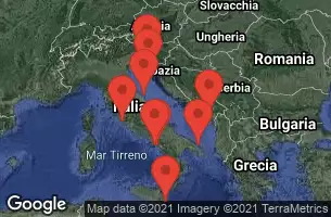 Civitavecchia, Italy, SORRENTO, ITALY, AMALFI, ITALY, SIRACUSA - SICILY, AT SEA, BRINDISI - ITALY, KOTOR, MONTENEGRO, ANCONA, ITALY, TREISTE, ITALY, PULA, CROATIA