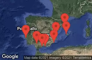 BARCELONA, SPAIN, PALMA DE MALLORCA, SPAIN, VALENCIA, SPAIN, CARTAGENA, SPAIN, GRANADA (MOTRIL) - SPAIN, MALAGA, SPAIN, SEVILLE, SPAIN, LISBON, PORTUGAL