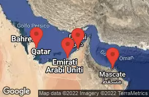 DUBAI, UNITED ARAB EMERATES, AT SEA, MUSCAT, OMAN, DOHA -  QATAR, ABU DHABI - UNITED ARAB EMIR