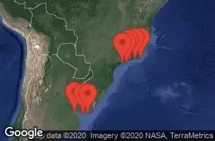 BUENOS AIRES, ARGENTINA, MONTEVIDEO, URUGUAY, PUNTA DEL ESTE, URUGUAY, AT SEA, SAO PAULO (SANTOS), BRAZIL, ILHABELA, BRAZIL, PARATI, BRAZIL, BUZIOS, BRAZIL, RIO DE JANEIRO, BRAZIL