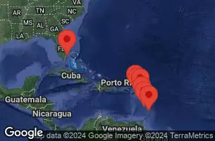 CELEBRITY ASCENT - itinerár  11 nocí odchod z FORT LAUDERDALE, FLORIDA dňa 01/12/2025 - FORT LAUDERDALE, FLORIDA, AT SEA, PHILIPSBURG, ST. MAARTEN, ST. JOHNS, ANTIGUA, CASTRIES, ST. LUCIA, BRIDGETOWN, BARBADOS, ROSEAU, DOMINICA, BASSETERRE, ST. KITTS