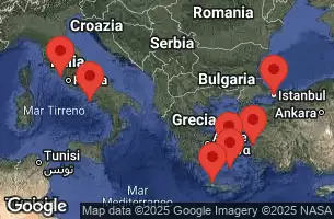 CELEBRITY ASCENT - itinerár  11 nocí odchod z CIVITAVECCHIA, ITALY dňa 07/09/2026 - Civitavecchia, Italy, AT SEA, Chania, Souda, Crete, Greece, SANTORINI, GREECE, Ephesus, Kusadasi, Turkey, ISTANBUL, TURKEY, MYKONOS, GREECE, Naples, Capri, Italy