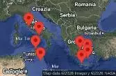 Civitavecchia, Italy, Sicily, Palermo, Italy, AT SEA, Chania, Souda, Crete, Greece, Athens, Piraeus, Greece, SANTORINI, GREECE, MYKONOS, GREECE, VALLETTA, MALTA, Naples, Capri, Italy