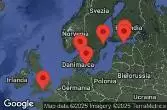 SOUTHAMPTON, ENGLAND, AT SEA, COPENHAGEN, DENMARK, STOCKHOLM, SWEDEN, HELSINKI, FINLAND, TALLINN, ESTONIA, SKAGEN -  DENMARK