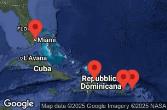 MIAMI, FLORIDA, AT SEA, TORTOLA, BRITISH VIRGIN ISLANDS, SAN JUAN, PUERTO RICO, PUERTO PLATA, DOMINICAN REPUBLIC