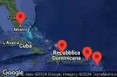 MIAMI, FLORIDA, AT SEA, BASSETERRE, ST. KITTS, CHARLOTTE AMALIE, ST. THOMAS, PUERTO PLATA, DOMINICAN REP