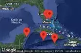 MIAMI, FLORIDA, BIMINI, BAHAMAS, AT SEA, COZUMEL, MEXICO, GEORGE TOWN, GRAND CAYMAN, FALMOUTH, JAMAICA