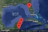 TAMPA, FLORIDA, AT SEA, COZUMEL, MEXICO, BELIZE CITY, BELIZE, COSTA MAYA, MEXICO