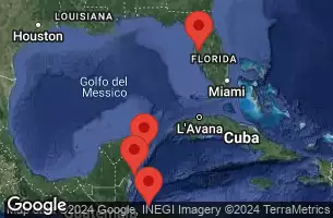 TAMPA, FLORIDA, AT SEA, COZUMEL, MEXICO, ROATAN, HONDURAS, COSTA MAYA, MEXICO