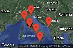 VENICE, ITALY, KOTOR, MONTENEGRO, AT SEA, SICILY (MESSINA), ITALY, NAPLES/CAPRI, ITALY, LA SPEZIA, ITALY, Civitavecchia, Italy