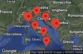 Venice, Ravenna, Italy, ZADAR, CROATIA, DUBROVNIK, CROATIA, KOTOR, MONTENEGRO, AT SEA, Sicily, Messina, Italy, Amalfi Coast, Salerno, Italy, PORTOFINO, ITALY, Florence, Pisa, La Spezia, Italy, Civitavecchia, Italy