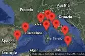 BARCELONA, SPAIN, VALENCIA, SPAIN, AT SEA, AJACCIO, CORSICA, CANNES, FRANCE, Florence, Pisa, La Spezia, Italy, PORTOFINO, ITALY, Amalfi Coast, Salerno, Italy, Sicily, Messina, Italy, Civitavecchia, Italy