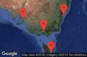 MELBOURNE, AUSTRALIA, AT SEA, SYDNEY, AUSTRALIA, HOBART, TASMANIA, ADELAIDE, AUSTRALIA