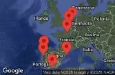 Amsterdam, Netherlands, BRUSSELS, ZEEBRUGGE, BELGIUM, Paris, Le Havre, France, AT SEA, LA CORUÑA, SPAIN, PORTO, PORTUGAL, Malaga, Spain, BARCELONA, SPAIN
