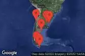 BUENOS AIRES, ARGENTINA, MONTEVIDEO, URUGUAY, PUNTA DEL ESTE, URUGUAY, AT SEA, PUERTO MADRYN, ARGENTINA, CAPE HORN, CHILE, USHUAIA, ARGENTINA, PUNTA ARENAS, CHILE, STRAIT OF MAGELLAN, VALPARAISO, CHILE