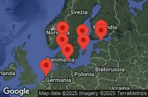 AMSTERDAM, HOLLAND, AT SEA, OSLO, NORWAY, SKAGEN -  DENMARK, STOCKHOLM, SWEDEN, VISBY, SWEDEN, TALLINN, ESTONIA, HELSINKI, FINLAND, COPENHAGEN, DENMARK