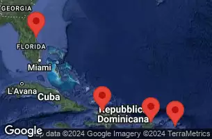 PORT CANAVERAL, FLORIDA, AT SEA, PHILIPSBURG, ST. MAARTEN, SAN JUAN, PUERTO RICO, LABADEE, HAITI
