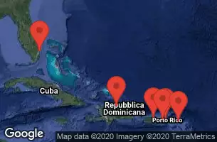 FORT LAUDERDALE, FLORIDA, AT SEA, SAN JUAN, PUERTO RICO, CHARLOTTE AMALIE, ST. THOMAS, PHILIPSBURG, ST. MAARTEN, TORTOLA, B.V.I., PUERTO PLATA, DOMINICAN REP