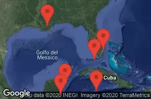 FORT LAUDERDALE, FLORIDA, KEY WEST, FLORIDA, AT SEA, NEW ORLEANS, LOUISIANA, COSTA MAYA, MEXICO, COZUMEL, MEXICO, GEORGE TOWN, GRAND CAYMAN