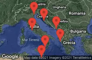 Civitavecchia, Italy, SICILY (MESSINA), ITALY, VALLETTA, MALTA, AT SEA, CORFU, GREECE, KOTOR, MONTENEGRO, ZADAR, CROATIA, VENICE, ITALY
