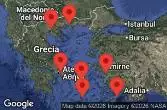 Athens, Piraeus, Greece, KAVALA, GREECE, Thessaloniki, Greece, AT SEA, RHODES, GREECE, Ephesus, Kusadasi, Turkey, SANTORINI, GREECE, MYKONOS, GREECE