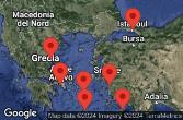 ATHENS (PIRAEUS), GREECE, VOLOS, GREECE, EPHESUS (KUSADASI), TURKEY, AT SEA, ISTANBUL, TURKEY, RHODES, GREECE, SANTORINI, GREECE, MYKONOS, GREECE