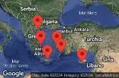 ATHENS (PIRAEUS), GREECE, THESSALONIKI, GREECE, EPHESUS (KUSADASI), TURKEY, AT SEA, LIMASSOL, CYPRUS, RHODES, GREECE, HERAKLION (IRAKLION), CRETE