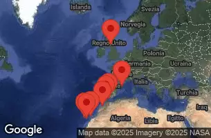 CELEBRITY INFINITY - itinerár  12 nocí odchod z BARCELONA, SPAIN dňa 26/01/2027 - BARCELONA, SPAIN, AT SEA, GIBRALTAR, UNITED KINGDOM, LANZAROTE, CANARY ISLANDS, TENERIFE, CANARY ISLANDS, GRAN CANARIA, CANARY ISLANDS, CASABLANCA, MOROCCO, TANGIER, MOROCCO, Malaga, Spain