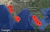 Mumbai, India, Goa, Mormugao, India, AT SEA, COLOMBO, SRI LANKA, Hambantota, Sri Lanka, Phuket, Thailand, Penang, Malaysia, Port Klang, Malaysia, SINGAPORE