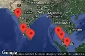 SINGAPORE, AT SEA, PENANG, MALAYSIA, PHUKET, THAILAND, Hambantota, Sri Lanka, COLOMBO, SRI LANKA, COCHIN, INDIA, MUMBAI (BOMBAY), INDIA