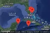 FORT LAUDERDALE, FLORIDA, AT SEA, COZUMEL, MEXICO, GEORGE TOWN, GRAND CAYMAN, BIMINI, BAHAMAS