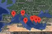 Civitavecchia, Italy, AT SEA, KATAKOLON, GREECE, ATHENS (PIRAEUS), GREECE, RHODES, GREECE, SANTORINI, GREECE, MYKONOS, GREECE, VALLETTA, MALTA, BARCELONA, SPAIN