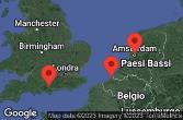 SOUTHAMPTON, ENGLAND, BRUSSELS (ZEEBRUGGE),BELGIUM, AMSTERDAM, HOLLAND, AT SEA