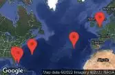 SOUTHAMPTON, ENGLAND, AT SEA, PONTA DELGADA, AZORES, KINGS WHARF, BERMUDA, NASSAU, BAHAMAS, FORT LAUDERDALE, FLORIDA