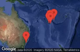 SYDNEY, AUSTRALIA, AT SEA, NOUMEA, NEW CALEDONIA, MYSTERY ISLAND - VANUATU, ISLE OF PINES, NEW CALEDONIA, LIFOU, LOYALTY ISLAND