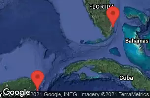 MIAMI, FLORIDA, AT SEA, COZUMEL, MEXICO