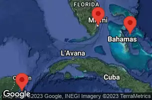 MIAMI, FLORIDA, AT SEA, COZUMEL, MEXICO, NASSAU, BAHAMAS