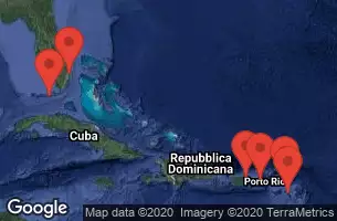 FORT LAUDERDALE, FLORIDA, KEY WEST, FLORIDA, AT SEA, PHILIPSBURG, ST. MAARTEN, BASSETERRE, ST. KITTS, CHARLOTTE AMALIE, ST. THOMAS, SAN JUAN, PUERTO RICO