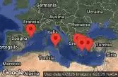 BARCELONA, SPAIN, AT SEA, Sicily, Palermo, Italy, RHODES, GREECE, SANTORINI, GREECE, MYKONOS, GREECE, Athens, Piraeus, Greece
