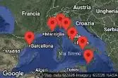 BARCELONA, SPAIN, AT SEA, Naples, Capri, Italy, Sicily, Messina, Italy, Civitavecchia, Italy, Florence, Pisa, La Spezia, Italy, Nice, Villefranche, France, PORTOFINO, ITALY