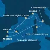 Spain, Italy, France, Balearic Islands