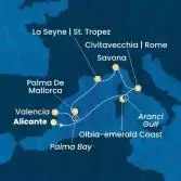 Spain, Italy, France, Balearic Islands
