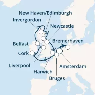 Netherlands, Ireland, Scotland, England, Belgium, Germany