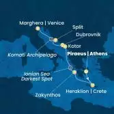 Greece, Montenegro, Croatia