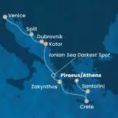 Greece, Montenegro, Croatia