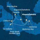 Greece, Malta, Italy