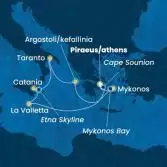 Greece, Malta, Italy