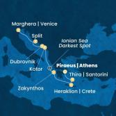 Greece, Montenegro, Croatia